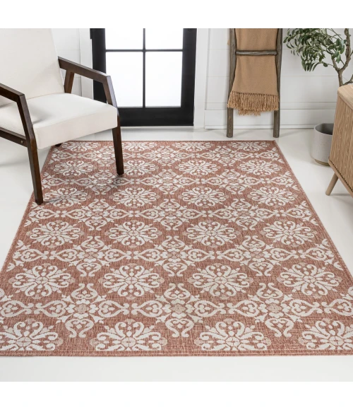 Jonathan Y TUSCAN SUN COLLECTION Pink TSN206B 4ft. X 6ft. Rect. Rug