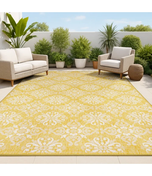 Jonathan Y TUSCAN SUN COLLECTION Yellow TSN206C 2ft.-11in. X 4ft.-11in. Rect. Rug