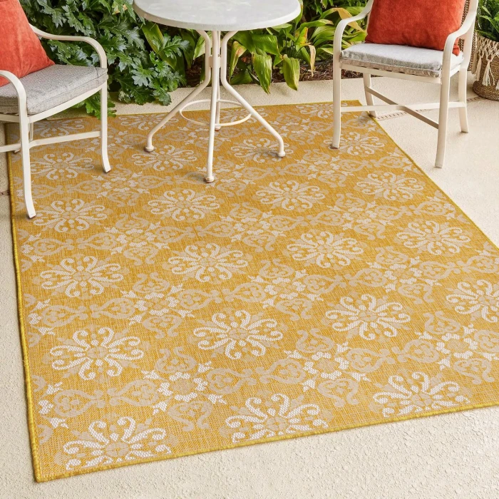 Jonathan Y TUSCAN SUN COLLECTION Yellow TSN206C 2ft.-11in. X 4ft.-11in. Rect. Rug