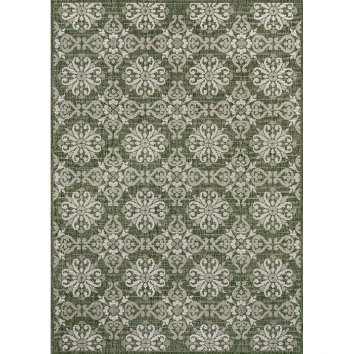 Jonathan Y TUSCAN SUN COLLECTION Green TSN206D 5ft.3in. X 7ft.7in. Rect. Rug