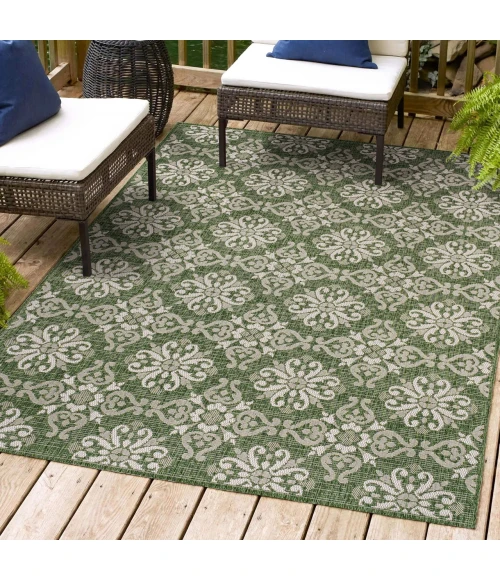 Jonathan Y TUSCAN SUN COLLECTION Green TSN206D 4ft. X 6ft. Rect. Rug