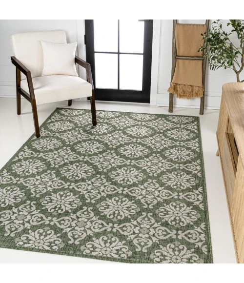 Jonathan Y TUSCAN SUN COLLECTION Green TSN206D 4ft. X 6ft. Rect. Rug