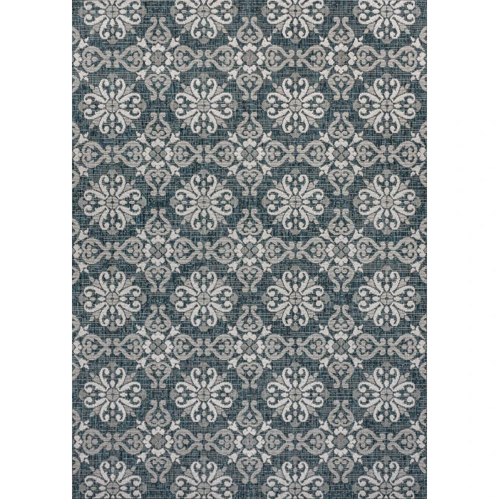 Jonathan Y TUSCAN SUN COLLECTION Blue TSN206E 2ft.-11in. X 4ft.-11in. Rect. Rug