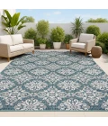 Jonathan Y TUSCAN SUN COLLECTION Blue TSN206E 5ft.3in. X 7ft.7in. Rect. Rug