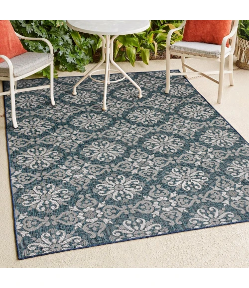 Jonathan Y TUSCAN SUN COLLECTION Blue TSN206E 5ft.3in. X 7ft.7in. Rect. Rug
