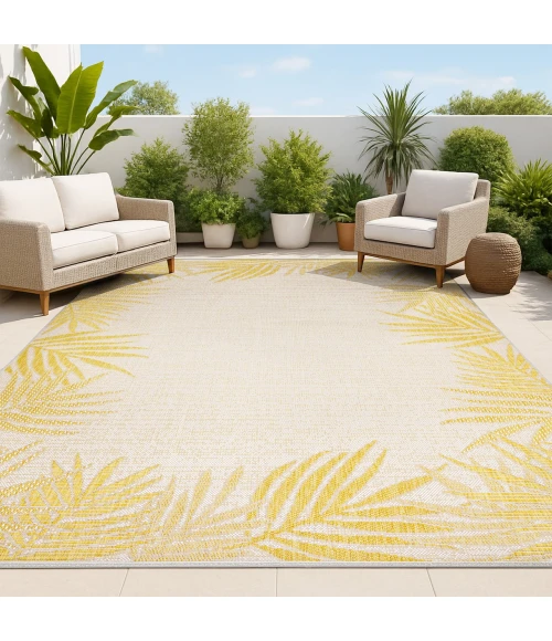 Jonathan Y TUSCAN SUN COLLECTION Yellow TSN207A 2ft.-11in. X 4ft.-11in. Rect. Rug
