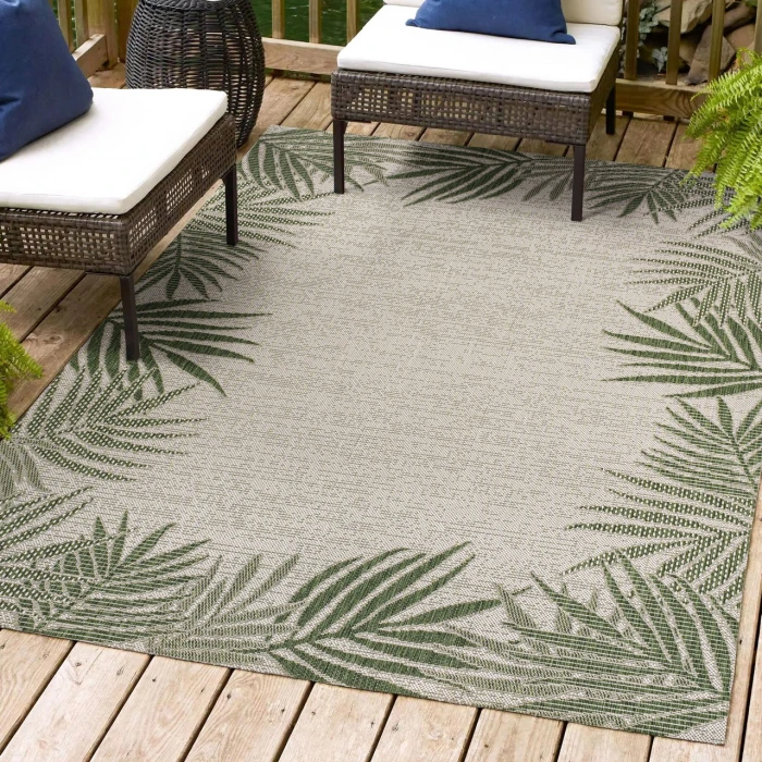 Jonathan Y TUSCAN SUN COLLECTION Green TSN207B 5ft.3in. X 7ft.7in. Rect. Rug