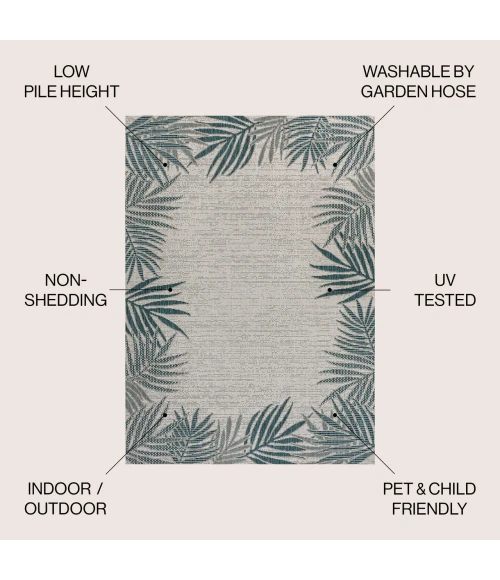 Jonathan Y TUSCAN SUN COLLECTION Blue TSN207C 5ft.3in. X 7ft.7in. Rect. Rug