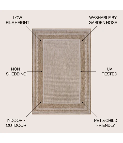 Jonathan Y TUSCAN SUN COLLECTION Beige TSN208A 2ft.-11in. X 4ft.-11in. Rect. Rug