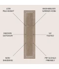 Jonathan Y TUSCAN SUN COLLECTION Beige TSN210A 2ft. X 7ft.-10in. Rect. Rug