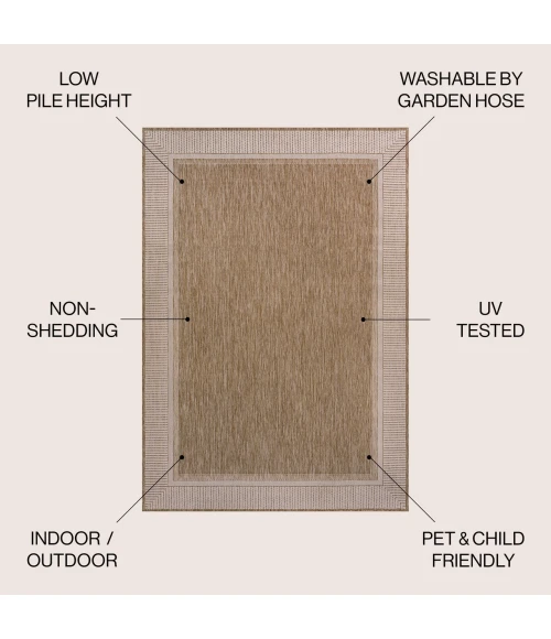 Jonathan Y TUSCAN SUN COLLECTION Beige TSN211A 2ft.-11in. X 4ft.-11in. Rect. Rug