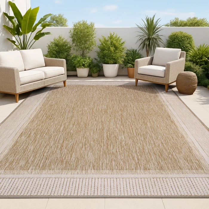 Jonathan Y TUSCAN SUN COLLECTION Beige TSN211A 5ft.3in. X 7ft.7in. Rect. Rug