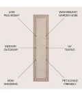 Jonathan Y TUSCAN SUN COLLECTION Black TSN213A 2ft. X 7ft.-10in. Rect. Rug