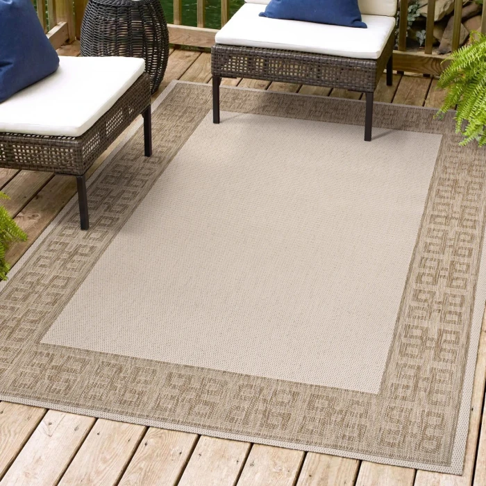 Jonathan Y TUSCAN SUN COLLECTION Cream TSN212A 5ft.3in. X 7ft.7in. Rect. Rug
