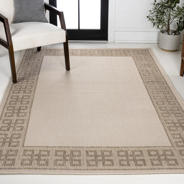 Jonathan Y TUSCAN SUN COLLECTION Cream TSN212A 5ft.3in. X 7ft.7in. Rect. Rug