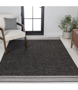 Jonathan Y TUSCAN SUN COLLECTION Black MOH101D 7ft.-10in. X 10ft. Rect. Rug