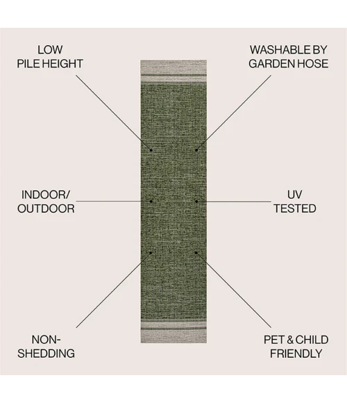 Jonathan Y TUSCAN SUN COLLECTION Blue TSN213E 2ft. X 7ft.-10in. Rect. Rug