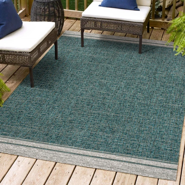 Jonathan Y TUSCAN SUN COLLECTION Blue TSN213E 4ft. X 6ft. Rect. Rug