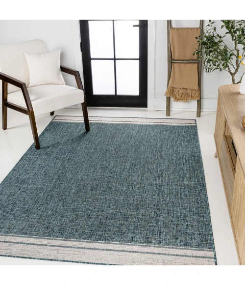 Jonathan Y TUSCAN SUN COLLECTION Blue BMF106A 7ft.-10in. X 10ft. Rect. Rug