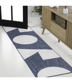 Jonathan Y TUSCAN SUN COLLECTION Blue TSN302B 2ft. X 7ft.-10in. Rect. Rug