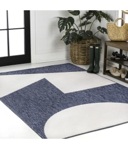 Jonathan Y TUSCAN SUN COLLECTION Blue TSN302B 2ft.-11in. X 4ft.-11in. Rect. Rug