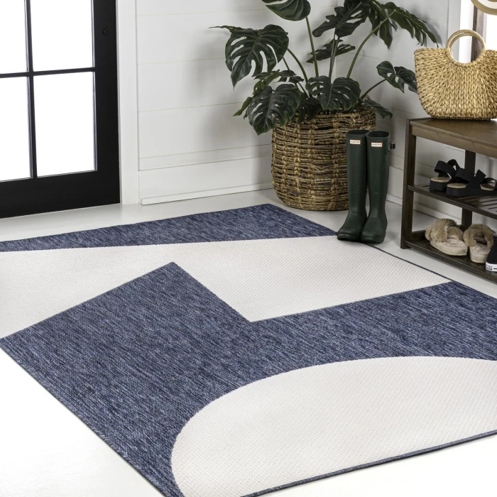 Jonathan Y TUSCAN SUN COLLECTION Blue TSN302B 4ft. X 6ft. Rect. Rug