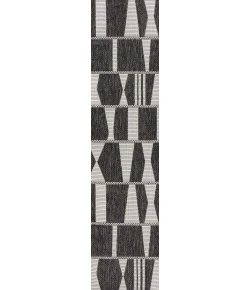 Jonathan Y TUSCAN SUN COLLECTION Black TSN303A 2ft. X 7ft.-10in. Rect. Rug