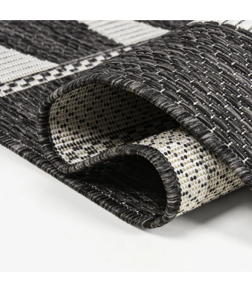 Jonathan Y TUSCAN SUN COLLECTION Black TSN303A 2ft.-11in. X 4ft.-11in. Rect. Rug