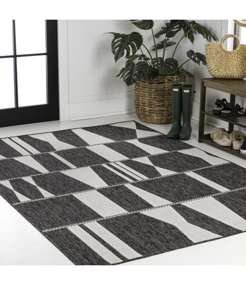 Jonathan Y TUSCAN SUN COLLECTION Black TSN303A 2ft.-11in. X 4ft.-11in. Rect. Rug