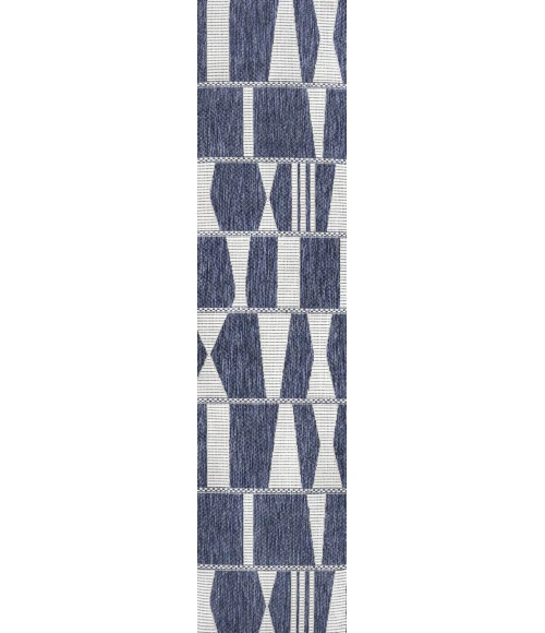 Jonathan Y TUSCAN SUN COLLECTION Blue TSN303B 2ft. X 7ft.-10in. Rect. Rug