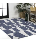 Jonathan Y TUSCAN SUN COLLECTION Blue TSN303B 2ft.-11in. X 4ft.-11in. Rect. Rug