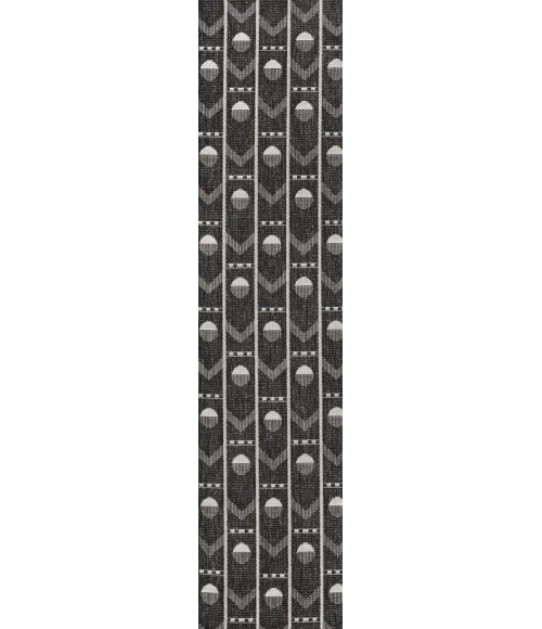 Jonathan Y TUSCAN SUN COLLECTION Black TSN304A 2ft. X 7ft.-10in. Rect. Rug
