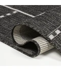 Jonathan Y TUSCAN SUN COLLECTION Black TSN304A 2ft. X 7ft.-10in. Rect. Rug