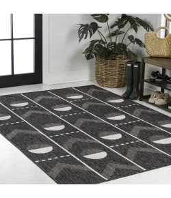 Jonathan Y TUSCAN SUN COLLECTION Black TSN304A 2ft.-11in. X 4ft.-11in. Rect. Rug