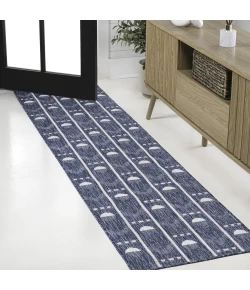 Jonathan Y TUSCAN SUN COLLECTION Blue TSN304C 2ft. X 7ft.-10in. Rect. Rug