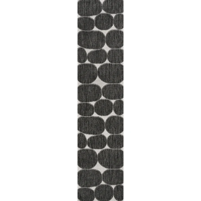 Jonathan Y TUSCAN SUN COLLECTION Black TSN305A 2ft. X 7ft.-10in. Rect. Rug