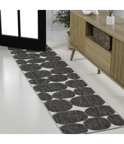 Jonathan Y TUSCAN SUN COLLECTION Black TSN305A 2ft. X 7ft.-10in. Rect. Rug