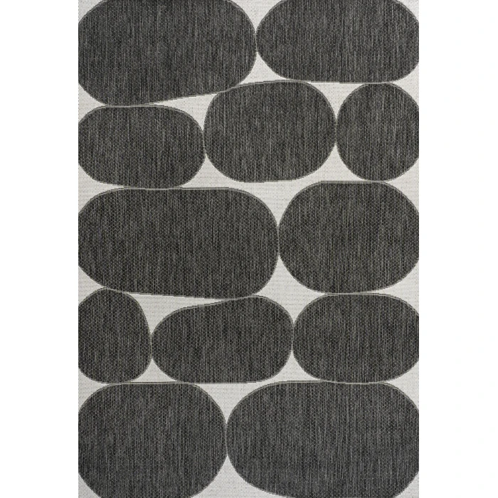 Jonathan Y TUSCAN SUN COLLECTION Black TSN305A 5ft.3in. X 7ft.7in. Rect. Rug