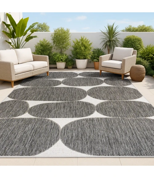 Jonathan Y TUSCAN SUN COLLECTION Black TSN305A 2ft.-11in. X 4ft.-11in. Rect. Rug