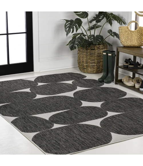 Jonathan Y TUSCAN SUN COLLECTION Black TSN305A 2ft.-11in. X 4ft.-11in. Rect. Rug
