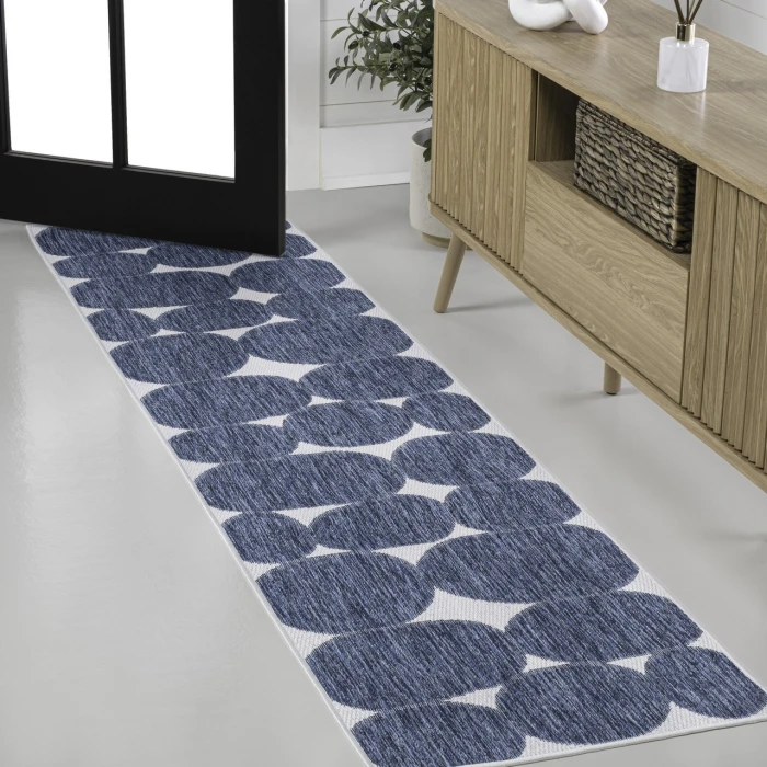 Jonathan Y TUSCAN SUN COLLECTION Blue TSN305B 2ft. X 7ft.-10in. Rect. Rug