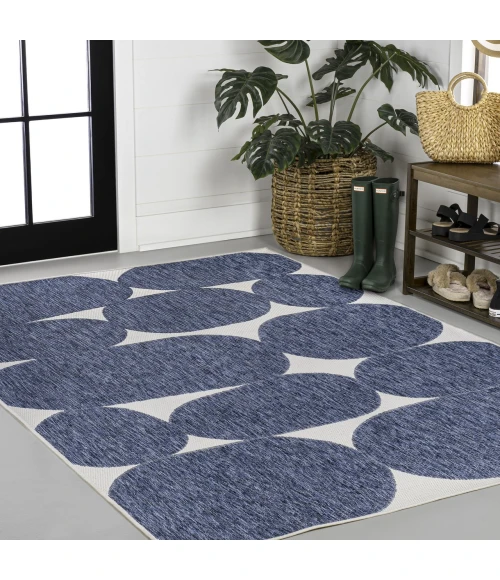 Jonathan Y TUSCAN SUN COLLECTION Blue TSN305B 5ft.3in. X 7ft.7in. Rect. Rug