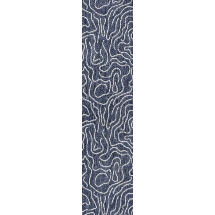 Jonathan Y TUSCAN SUN COLLECTION Blue TSN307A 2ft. X 7ft.-10in. Rect. Rug