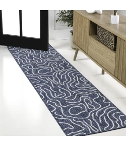 Jonathan Y TUSCAN SUN COLLECTION Blue TSN307A 2ft. X 7ft.-10in. Rect. Rug