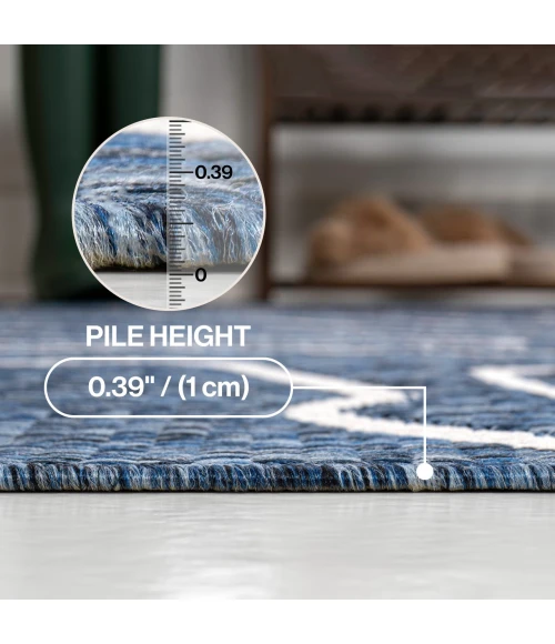 Jonathan Y TUSCAN SUN COLLECTION Blue TSN307A 4ft. X 6ft. Rect. Rug