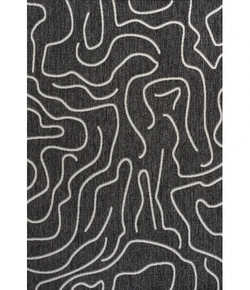 Jonathan Y TUSCAN SUN COLLECTION Black TSN307B 2ft.-11in. X 4ft.-11in. Rect. Rug