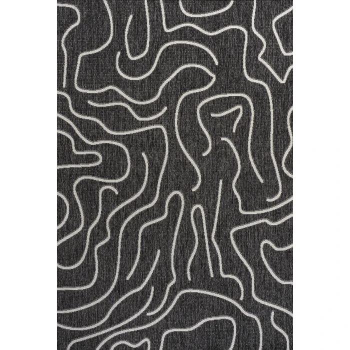 Jonathan Y TUSCAN SUN COLLECTION Black TSN307B 2ft.-11in. X 4ft.-11in. Rect. Rug