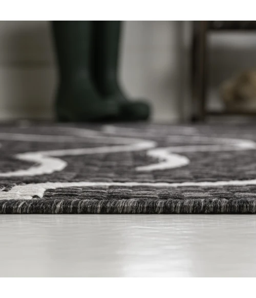 Jonathan Y TUSCAN SUN COLLECTION Black TSN307B 2ft.-11in. X 4ft.-11in. Rect. Rug