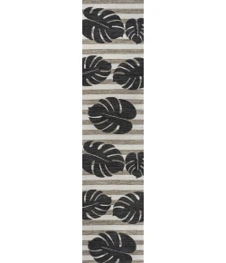 Jonathan Y TUSCAN SUN COLLECTION Black TSN400A 2ft. X 7ft.-10in. Rect. Rug