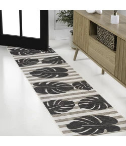 Jonathan Y TUSCAN SUN COLLECTION Black TSN400A 2ft. X 7ft.-10in. Rect. Rug